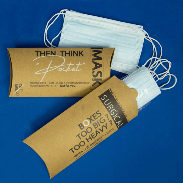 Pocket Surgical Mask (Melt Blown Filter & High quality nose-clip)