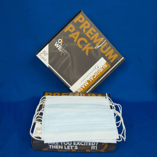 Premium Surgical Mask (Melt Blown Filter & High quality nose-clip)