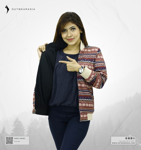 High-Quality Premium Ladies Reversible Jacket- LWV