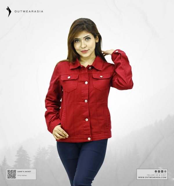 High-Quality Premium Ladies Denim Jacket- Phythen