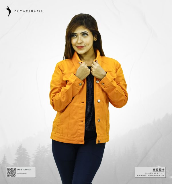 High-Quality Premium Ladies Denim Jacket- Phythen