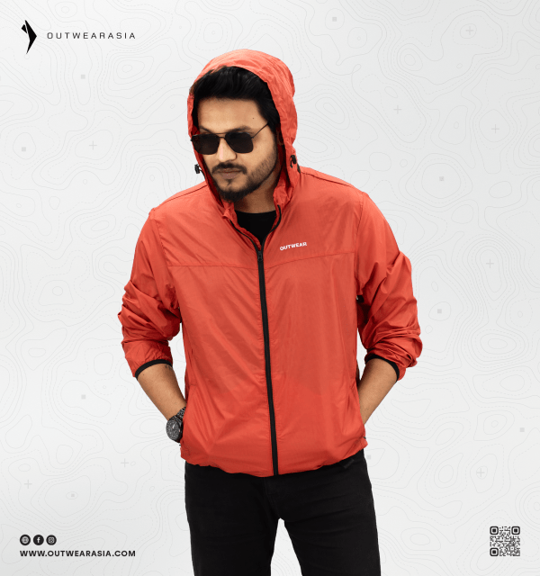 Windbreaker Travel Jacket with Portable Bag